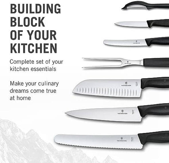 Victorinox Swiss Classic 7-Piece Knife Set Black