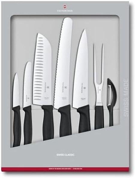 Victorinox Swiss Classic 7-Piece Knife Set Black