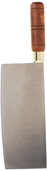 Winco Blade Chinese Cleaver W/ Wooden Handle – Blade 8”X3 ½” Overall Length 12 ½”