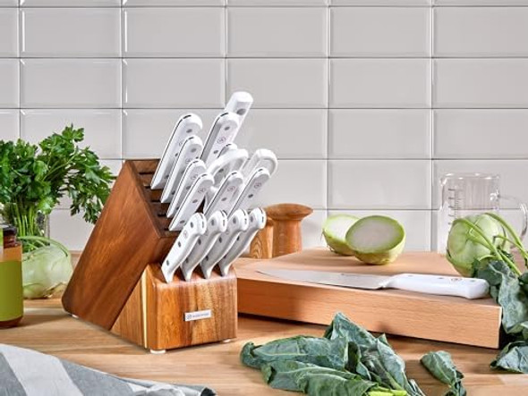 Wüsthof Gourmet White 5" Santoku Knife
