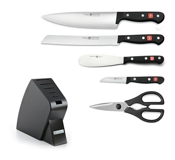 Wüsthof Gourmet 6-Piece Studio Knife Block Set