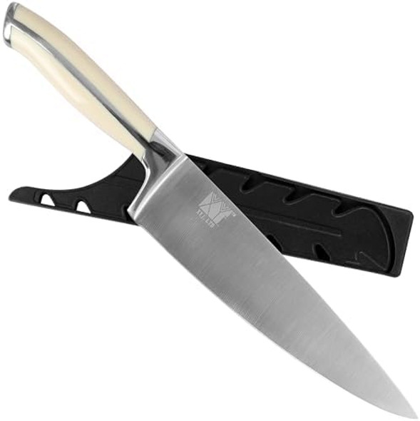 Xyj 8 Inch Professional Japanese Chef KnifeStainless Steel Cleaver Meat Cutting Vegetable Slicing Cooking Chefs Kitchen Knife With SheathOutdoor Camping Bbq Meat Cleaver For Women Men Xyj 8 Inch Professional Japanese Chef KnifeStainless Steel Cleaver Meat Cutting Vegetable Slicing Cooking Chefs Kitchen Knife With SheathOutdoor Camping Bbq Meat Cleaver For Women Men