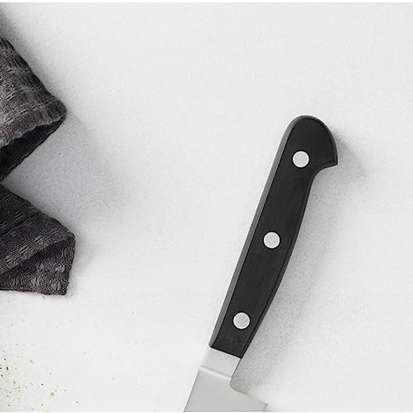 Zwilling Henckels Classic Razor-Sharp 6-Inch Meat Cleaver Knife German Engineered Informed By 100+ Years Of Mastery Black/Stainless Steel