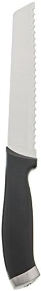 Henckels Silvercap Razor-Sharp 8-Inch Bread Knife Cake Knife German Engineered Informed By 100+ Years Of Mastery Black
