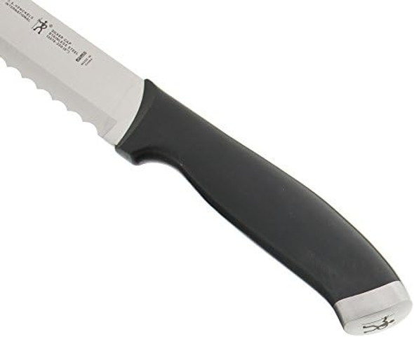 Henckels Silvercap Razor-Sharp 8-Inch Bread Knife Cake Knife German Engineered Informed By 100+ Years Of Mastery Black