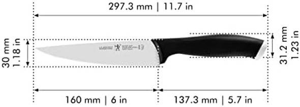 Henckels Silvercap Razor-Sharp 6-Inch Utility Knife Tomato Knife German Engineered Informed By 100+ Years Of Mastery Stainless Steel