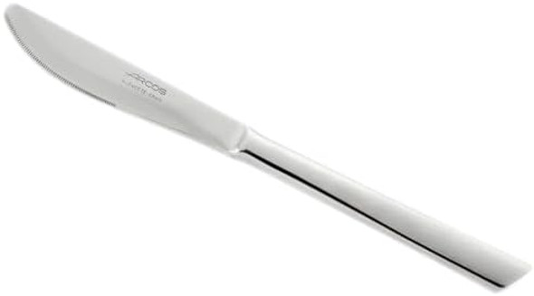 Arcos Toscana Series 570200 lunch knife. One-piece monoblock knife made of 18/10 stainless steel. Knife of 18.5 cm (7.28") very resistant.