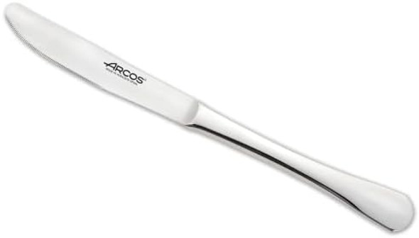 Dessert knife Arcos Madrid Series 555600. One-piece monoblock knife made of 18/10 stainless steel. Knife with 10 cm (3.94") blade.