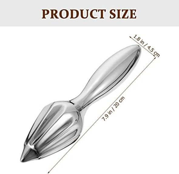 Stainless Steel Lemon Reamer Stainless Steel Citrus Reamer Lemon Reamer Manual Fruit Juicer Squeezer Handheld Citrus Juicer Squeeze The Lemon For Daily Home Bar Cafe Use