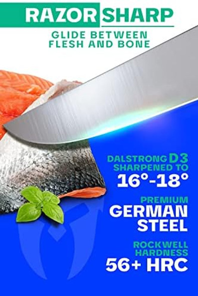 Dalstrong Boning Knife - 6 inch - Gladiator Series Elite - Forged German High-Carbon Steel Kitchen Knife - Razor Sharp - Black G10 Handle - w/Sheath - NSF