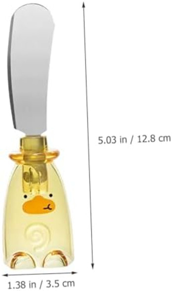 Stainless Steel Butter Household Cheese Spatula Frosting Spreader Cocktail Knives Peanut Spreader Jam Jelly Spreader Condiment Spreader Cute Baking Tools Plastic