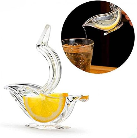Manual Juicer Lemon Squeezer Manual Juice Acrylic Lemon Clip Hand Orange Squeezer Machine Boat Shape Squeeze Lemon squeezers