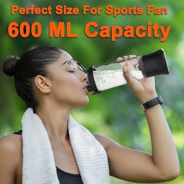 20oz Portable Blender 240W USB Rechargeable Smoothie Blender with LED Display Pulse & Blend Modes IPX7 Waterproof BPA- Travel Juicer for Shakes Ice Crushing Sports & Outdoor Black