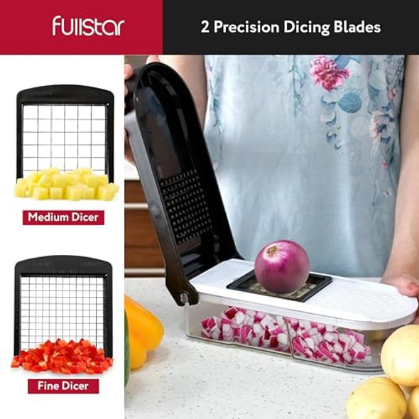 fullstar 10 in 1 White Chopper + 50 Pack Food Container fullstar 10 in 1 White Chopper + 50 Pack Food Container