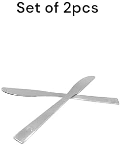 NS INC - 2pcs Set of Premium Quality Food grade Stainless Steel Butter Dinner Steak Cheese Charcuterie Knife Spreader Used for Home Kitchen or Restaurant