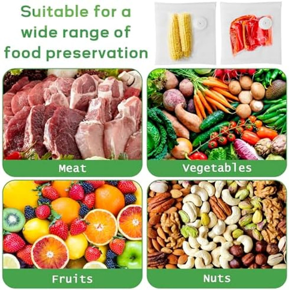 Food Handheld Vacuum Sealer - Portable Vacuum Sealing Machines for Food Preservation with 2 Reusable Seal Bags Compact Charging Cordless Automatic Pump Airtight Food Fresh Storage Food Handheld Vacuum Sealer - Portable Vacuum Sealing Machines for Food Preservation with 2 Reusable Seal Bags Compact Charging Cordless Automatic Pump Airtight Food Fresh Storage