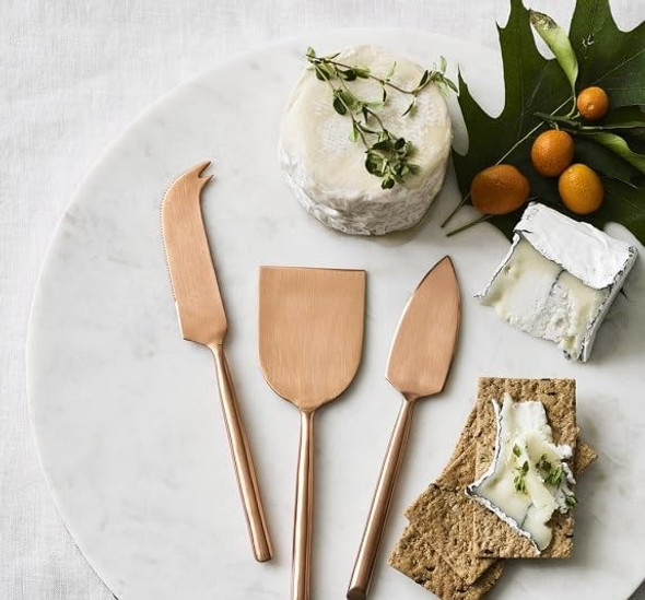 Long Handle Gold Cheese Knife Set of 3 Beautiful Appetizers n Charcuterie Utensils Pronged n Flat & Parmesan Knives Long Handle Gold Cheese Knife Set of 3 Beautiful Appetizers n Charcuterie Utensils Pronged n Flat & Parmesan Knives