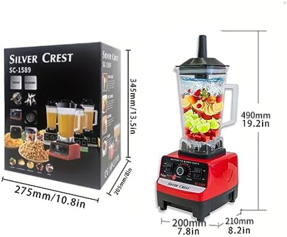 Blender Professional 4500W Dual-Cup Blender Black 70 oz