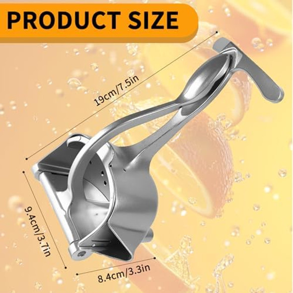 Hand Juicer Squeezer Aluminum Lemon Squeezer Citrus Juicer Hand Press Heavy Duty Manual Squeeze Extractor Tool for Pressing Pomegranates Citrus Oranges and other Fruits