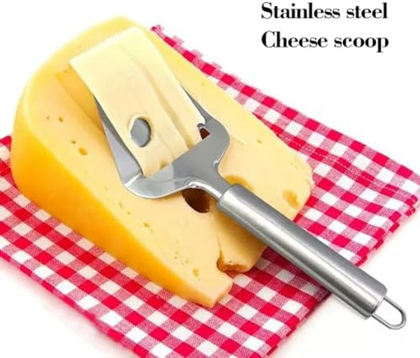 Stainless Steel Cheese Slicer For All Types of Cheese - Multi-Functional Cheese Slicer - Handheld Slicer - Silver Non-Stick For Kitchen Cooking Every American Kitchen's Choice