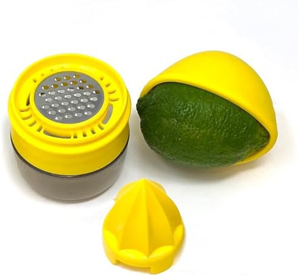 Norpro Citrus Juicer and Zester Yellow Norpro Citrus Juicer and Zester Yellow
