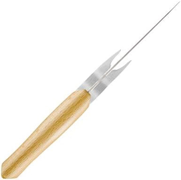 Opinel Cheese Knife and Fork Set Dinner Parties Fine Dining Platters Picnics and Everyday Use Sustainably Harvested Beech Wood Handles Made in France One Size (001834)