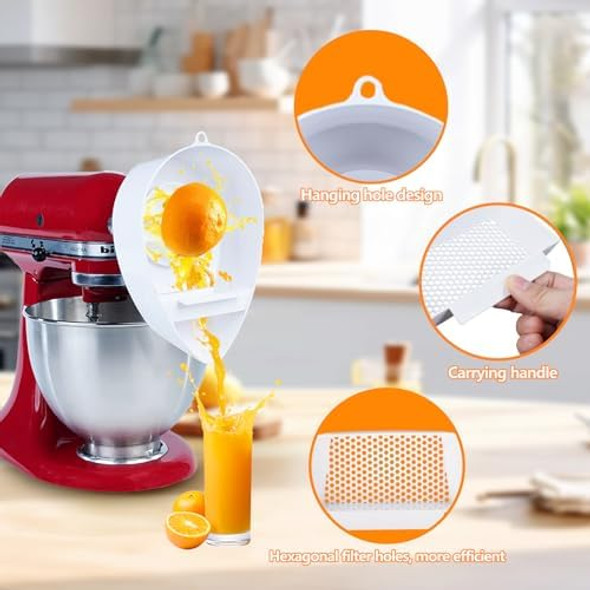 Juicer Attachment Compatible with KitchenAid Stand Mixer (orange) Juicer Attachment Compatible with KitchenAid Stand Mixer (orange)