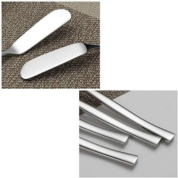 8-Piece Stainless Steel Cheese Spreaders Knives Butter Spreader