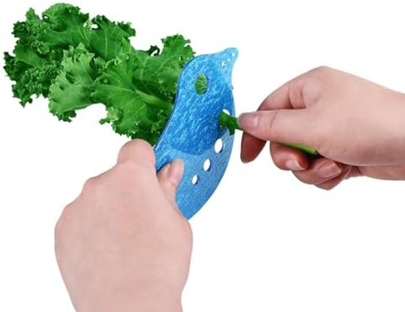 RONDURE Herb Stripper - Efficient Leaf Remover for Kale Chard Collard Greens Multi-functional Herb Leaf Stripper LooseLeaf Kitchen Gadget for Leafy Greens and Herbs
