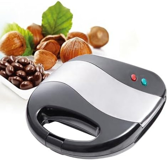 Walnut Cookie Maker 12Pcs Non Stick Electric Oreshki Cookie Walnut Cake Maker Mini Nut Waffle Bread Machine Double Sided Heating for Xmas Holiday Baking