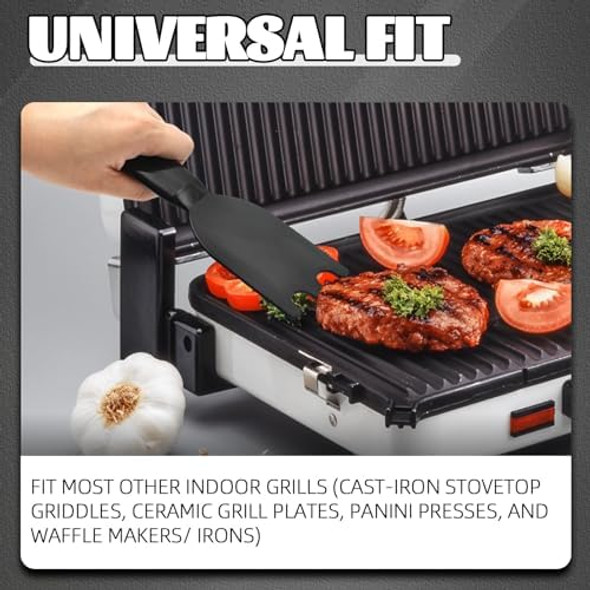 Grill Scraper for George Foreman and (8-Pack) Sous Vide Magnetical Weights