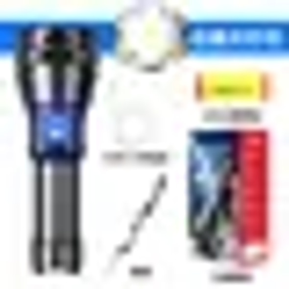 Kezu Aluminum Alloy Strong Light Flashlight , Battery Indicator , Lotus Broken Window Head ( KH - W526 )