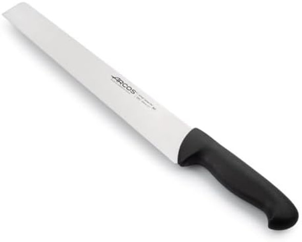 Arcos Salami Knife 12 Inch Nitrum Stainless Steel And 300 Mm Blade. Ergonomic Polypropylene Handle. Series 2900. Features Different Handle Colors To Make It Easier For Each Food Group. Color Yellow. Arcos Salami Knife 12 Inch Nitrum Stainless Steel And 300 Mm Blade. Ergonomic Polypropylene Handle. Series 2900. Features Different Handle Colors To Make It Easier For Each Food Group. Color Yellow.