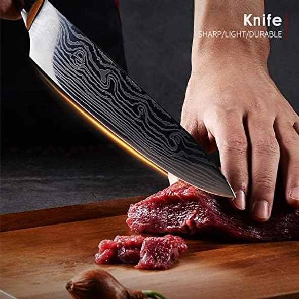 Professional Chef Knife 8 Inch Pro Kitchen Knife German High Carbon Stainless Steel Knife With Ergonomic Handle