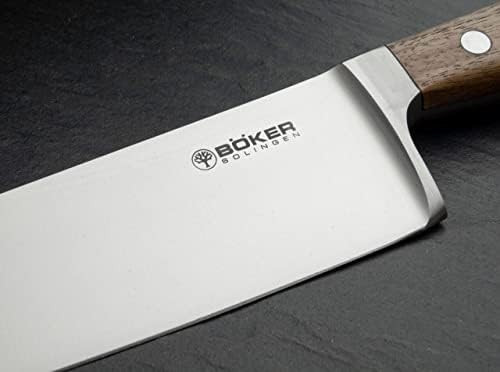 Boker Heritage 8 Inch Chef'S Kitchen Knife Forged Stainless Steel Classic Design Made In Germany (Black Pom)