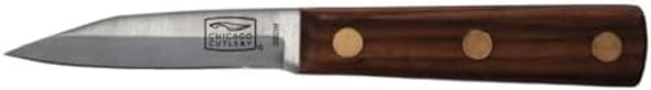 Chicago Cutlery B42 Walnut Tradition 3Pc Parer Utility And Chef Knife Set