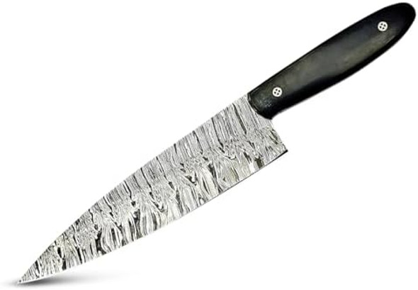 Coldland 8.5 Inch Damascus Knife Damascus Chef Knife With Ergonomic Black Micarta Handle Full Tang Construction Professional Kitchen Tool For Chopping Slicing Dicing Ultimate Kitchen Precision Coldland 8.5 Inch Damascus Knife Damascus Chef Knife With Ergonomic Black Micarta Handle Full Tang Construction Professional Kitchen Tool For Chopping Slicing Dicing Ultimate Kitchen Precision
