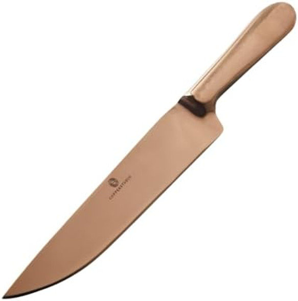 Precisioncut Copper 8 Inch Chef’S Knife- High Carbon Stainless Steel Blade With Copper Titanium Coating Rust Proof Magnetic. Used For Meat Fruits Vegetables. Dishwasher Safe.