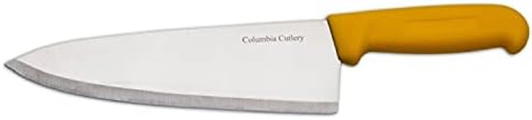 8" Columbia Cutlery Commercial Chef/Cook Knife - Yellow Fibrox Handle - Razor Sharp And Dishwasher Friendly (8" Yellow Chef) 8" Columbia Cutlery Commercial Chef/Cook Knife - Yellow Fibrox Handle - Razor Sharp And Dishwasher Friendly (8" Yellow Chef)