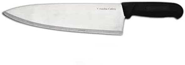 10" Columbia Cutlery Commercial Chef/Cook Knife - Black Fibrox Handle - Razor Sharp And Dishwasher Friendly (3 Pack - 10" Black Chef)
