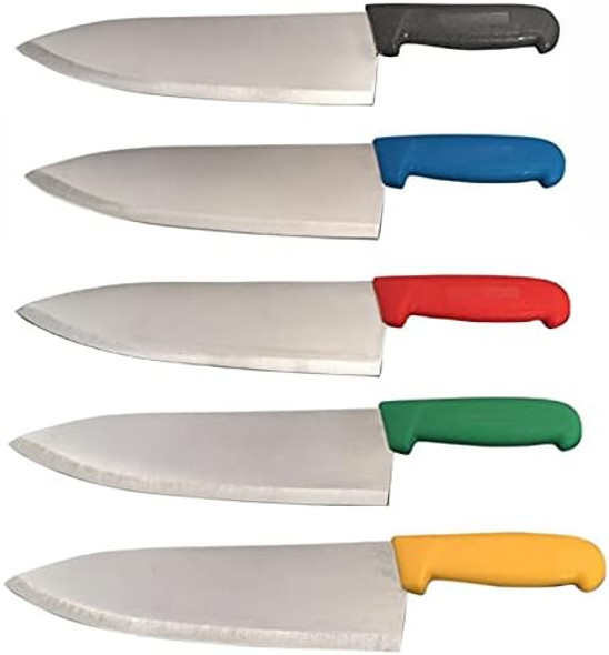 Set Of 3-10” Chef Knives Cook French Stainless Steel (Blue)