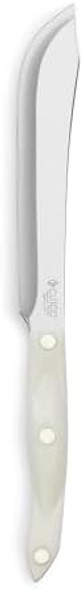Cutco Model 1722 Butcher Knife With White"Pearl" Handle.8" High Carbon Stainless Blade And 5 3/4" Handle. In Factory-Sealed Plastic Bag