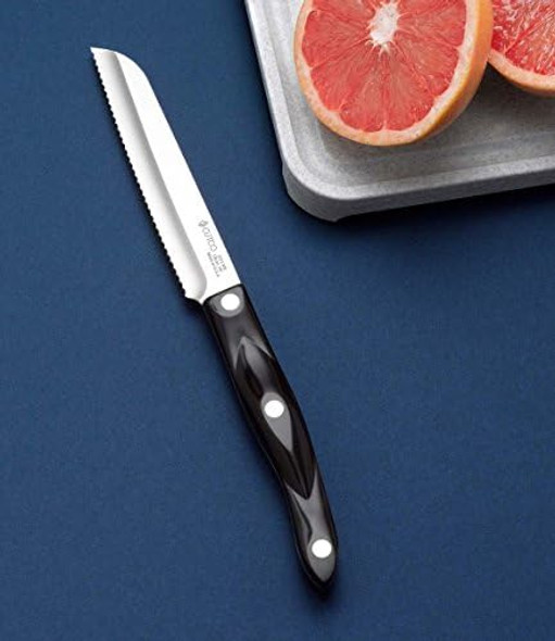 Cutco 3721 Santoku Style Trimmer Classic Dark Brown