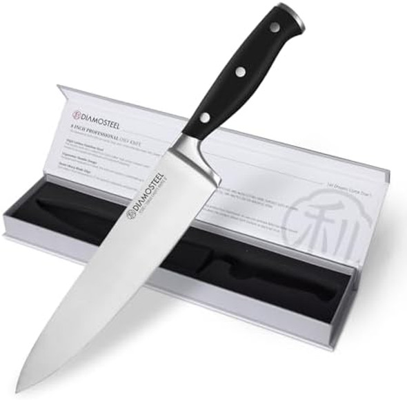 Chef'S Knife Premium 8-Inch Kitchen Knife 5Cr15Mov High Carbon Stainless Steel With Ergonomic Abs Handle Cooking Knife For Cutting Slicing & Dicing Ideal Presents For Any Occasion Chef'S Knife Premium 8-Inch Kitchen Knife 5Cr15Mov High Carbon Stainless Steel With Ergonomic Abs Handle Cooking Knife For Cutting Slicing & Dicing Ideal Presents For Any Occasion