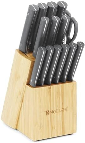 Hampton Forge 896229 Tomodachi Natural Harvest Slate 15 Piece Cutlery Block Set Hampton Forge 896229 Tomodachi Natural Harvest Slate 15 Piece Cutlery Block Set