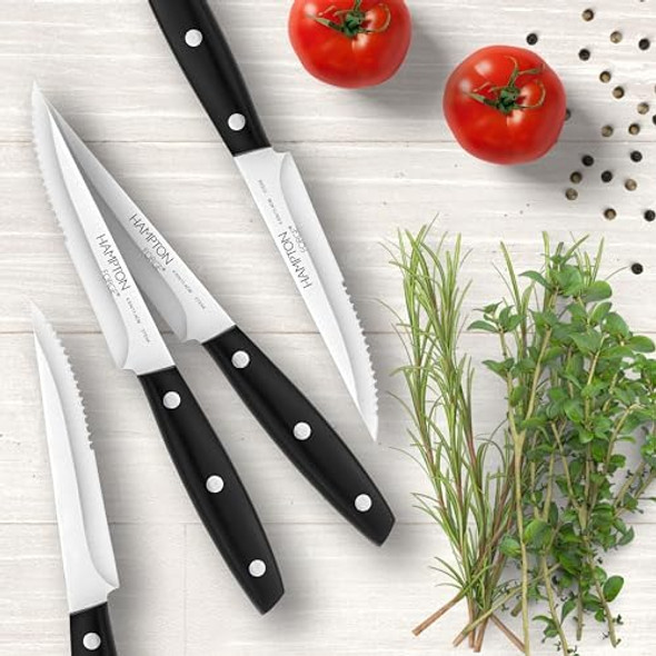 Hampton Forge Mirage–4Piecesteak Knifeset–Black Hampton Forge Mirage–4Piecesteak Knifeset–Black