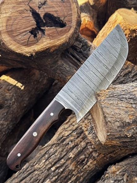 Fixed Blade Damascus Steel Cleaver Knife 12 Inch Professional Sharp Chef Knife Chopping Knifes For Man
