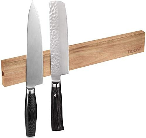 Hecef Magnetic Knife Strips 12" Brown Hecef Magnetic Knife Strips 12" Brown