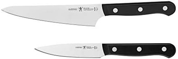 Henckels Solution Razor-Sharp 2-Piece Compact Chef Knife Set German Engineered Knife Informed By Over 100 Years Of Mastery Black Henckels Solution Razor-Sharp 2-Piece Compact Chef Knife Set German Engineered Knife Informed By Over 100 Years Of Mastery Black