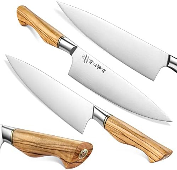 Hezhen Sweden Sandvik Stainless Steel Knife Set Chef Santoku Bread Vacuum Heat Treatment 14C28N Hand Forged Kitchen Knives Cooking Tools Hezhen Sweden Sandvik Stainless Steel Knife Set Chef Santoku Bread Vacuum Heat Treatment 14C28N Hand Forged Kitchen Knives Cooking Tools